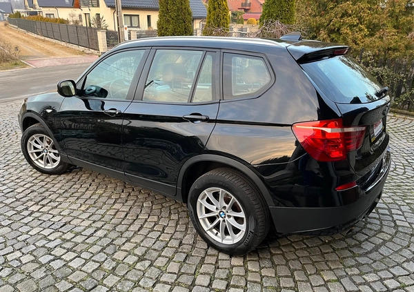 BMW X3 cena 58900 przebieg: 224000, rok produkcji 2012 z Sępopol małe 466